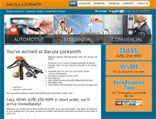 Tablet Screenshot of daculalocksmith.com